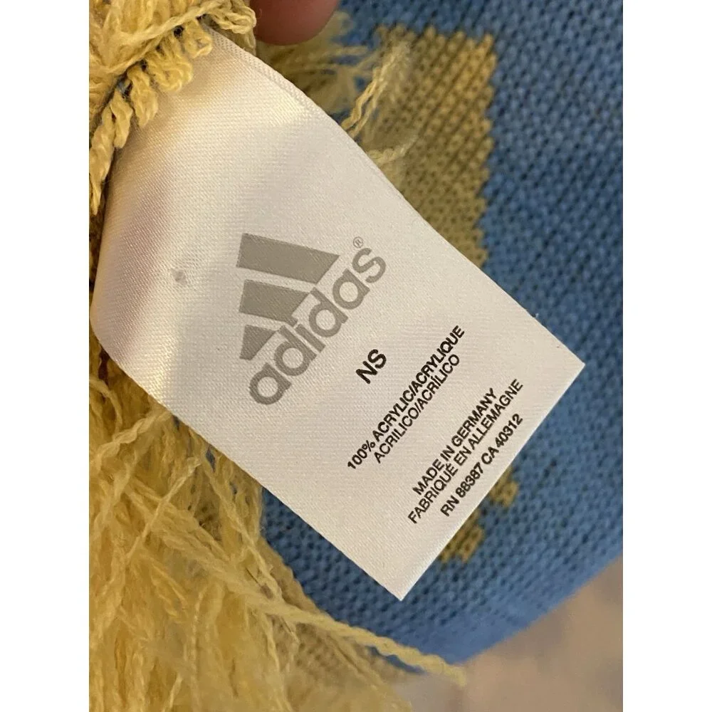 Argentina National Soccer Team Scarf Blue White Adidas Football 6x55